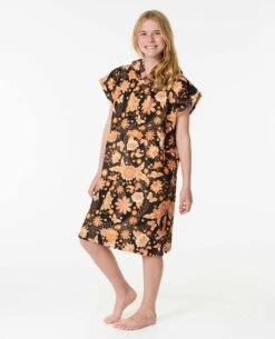 Mixed Hooded Towel - Girls (8-14 Years) -BeachFit Store 00agto 8264 4