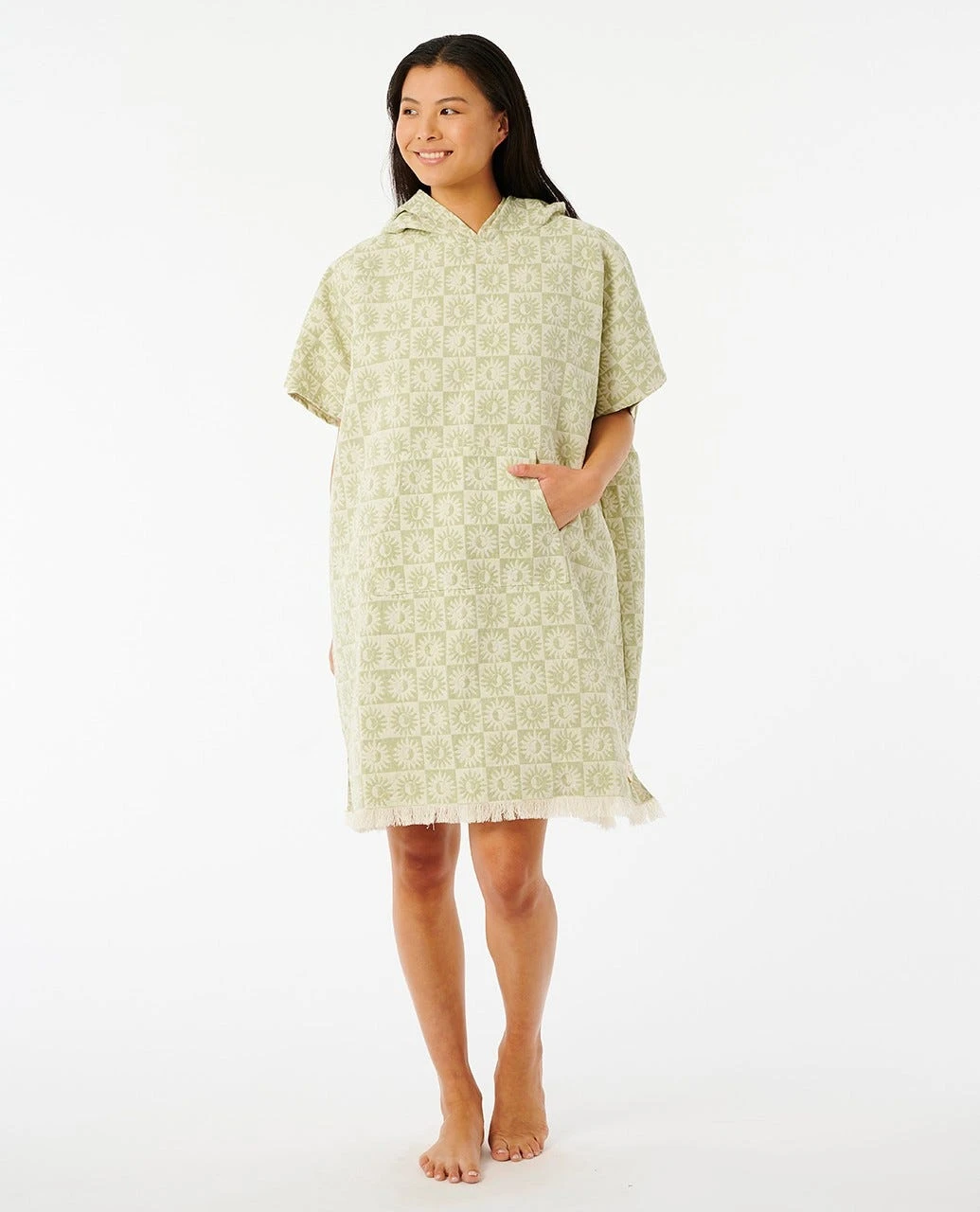 Sun Check Hooded Towel 1 Sun Check Hooded Towel