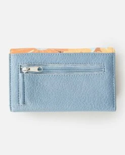 Mixed Floral Mid Sized Wallet -BeachFit Store 00mwwa 8371 2