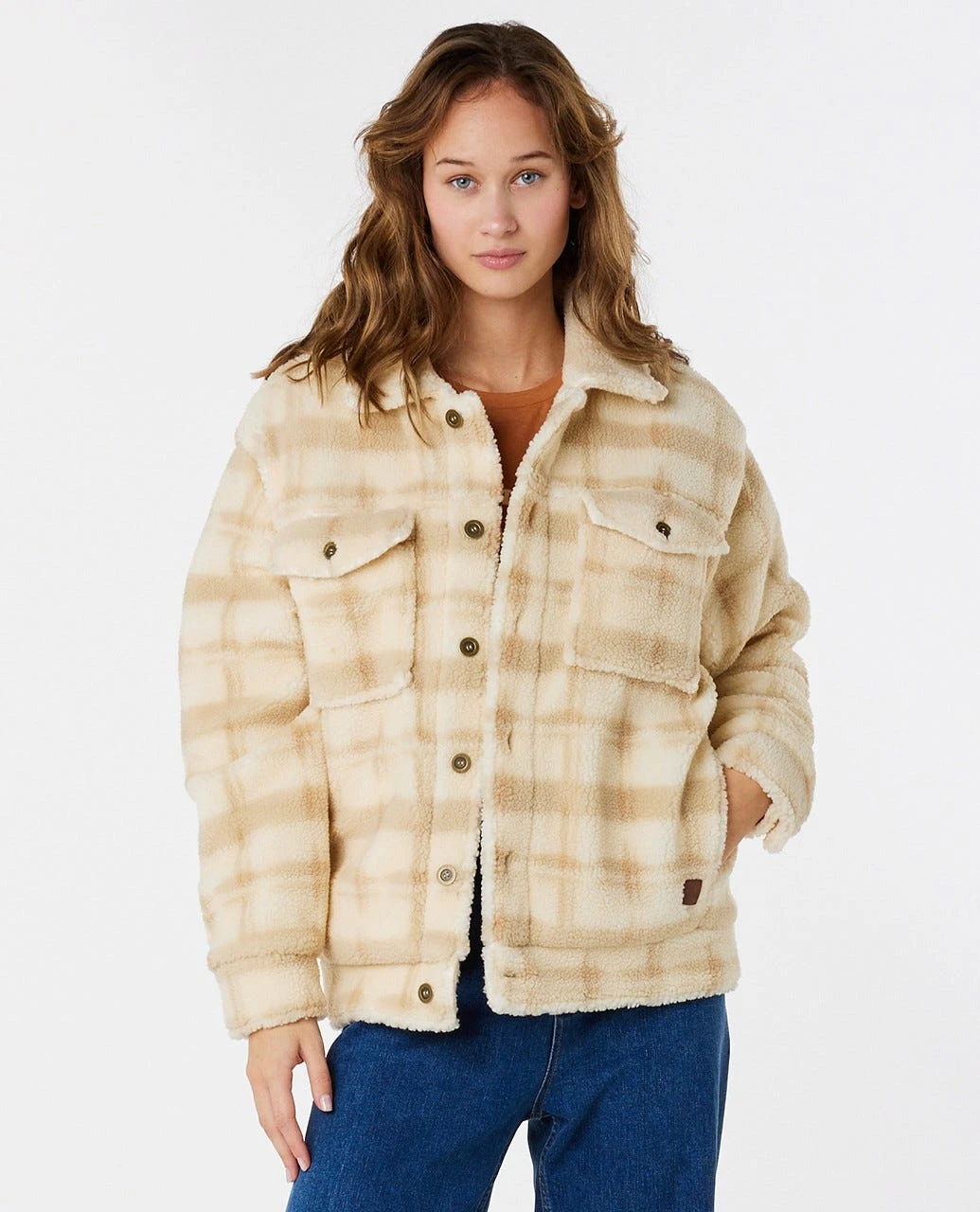 Sunrise Session Sherpa Lined Button Up Jacket 1 Sunrise Session Sherpa Lined Button Up Jacket