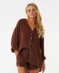 Premium Surf Long Sleeve Button Up Shirt 6 Premium Surf Long Sleeve Button Up Shirt -BeachFit Store 033wsh 1592 1