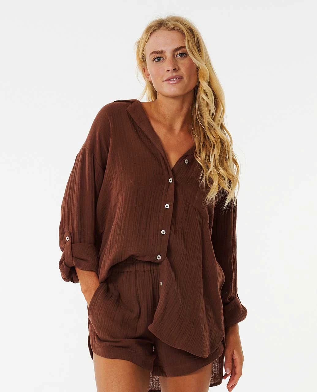 Premium Surf Long Sleeve Button Up Shirt 3 Premium Surf Long Sleeve Button Up Shirt - Image 3