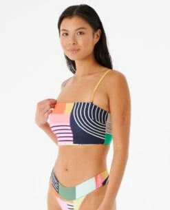 Day Break Long Line Bandeau Bikini Top -BeachFit Store 060wsw 3282 2
