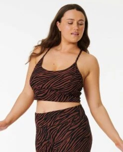 Mirage Sun Tribe Rib Crop Tee -BeachFit Store 080wte 0009 3