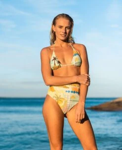 Sun Club High Rise Cheeky Coverage Bikini Bottom