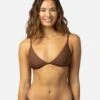 Premium Surf Fixed Triangle Bikini Top