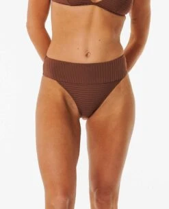Premium Surf High Waist Cheeky Coverage Bikini Bottoms