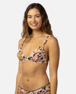 Mystic Floral Fixed Triangle Bikini Top -BeachFit Store 0bwwsw 0090 3
