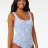 Holiday Tropics Good Coverage One Piece Swimsuit