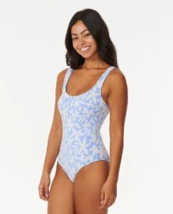 Holiday Tropics Good Coverage One Piece Swimsuit -BeachFit Store 0c7wsw 8962 3
