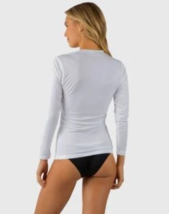 Whitewash Long Sleeve UV Rash Vest -BeachFit Store 12twrv10002 1 1 1